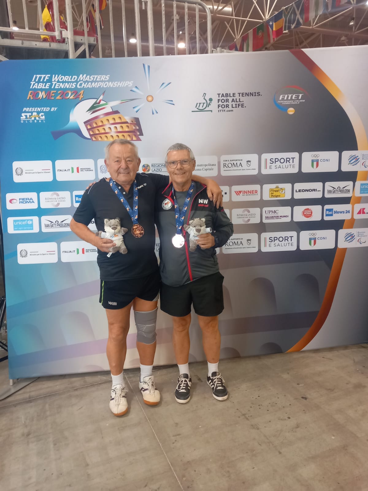 Bronze für Desselbrunner Willi Enichlmayr bei Masters-WM in Rom