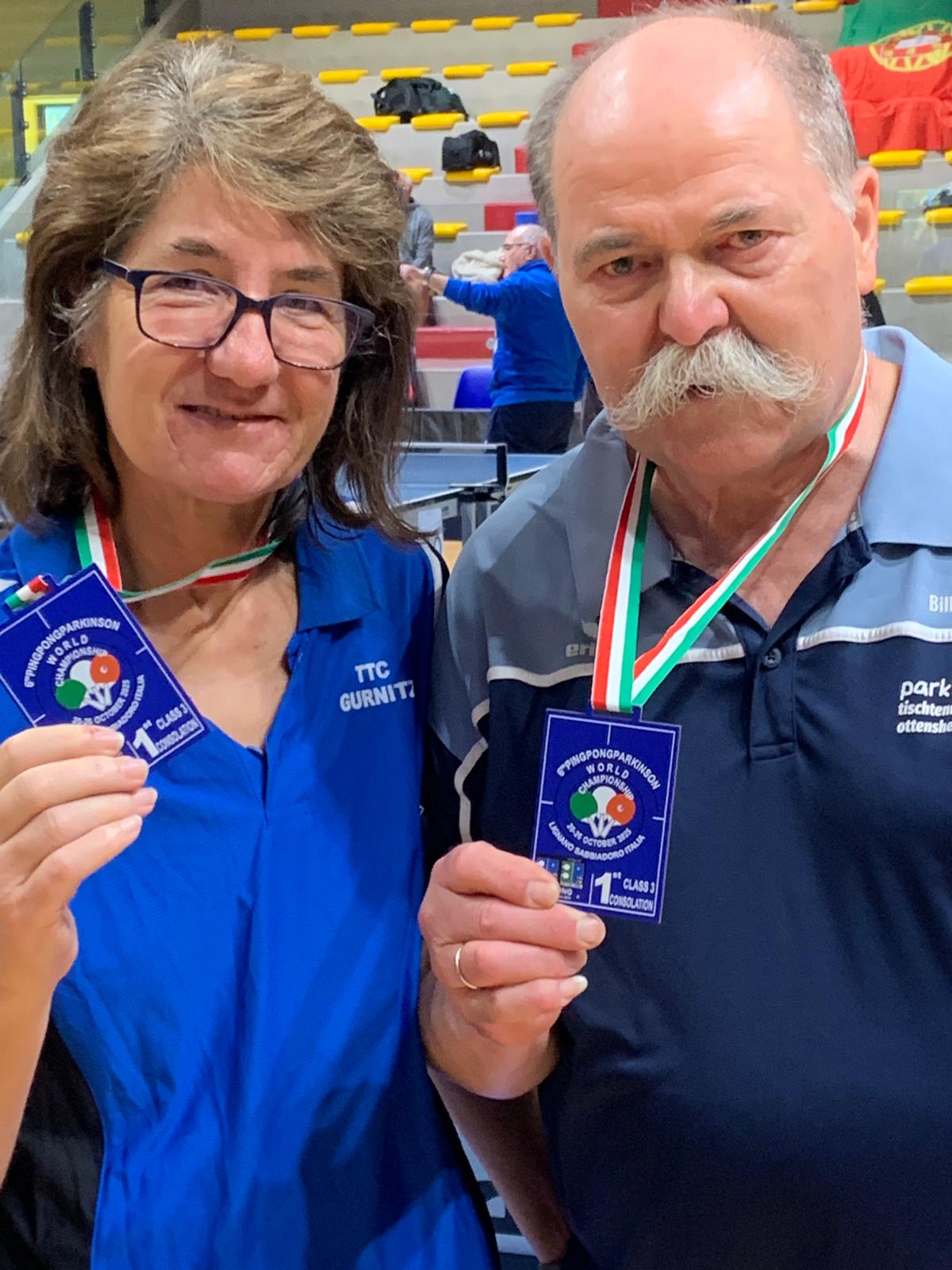 Gold für Kurt Bayer bei der PingPongParkinson-Weltmeisterschaft