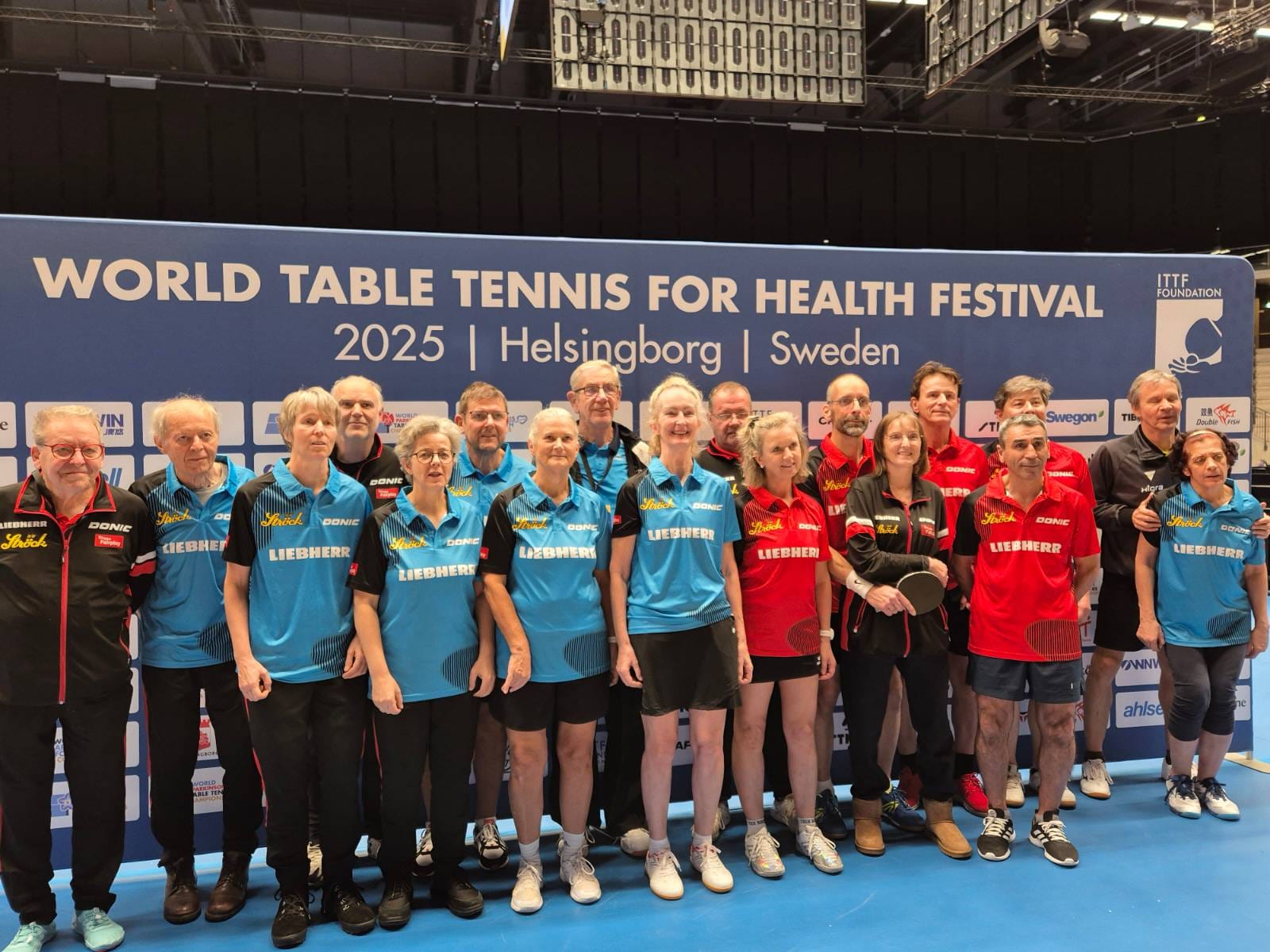 Parkinson Tischtennis WM in Schweden