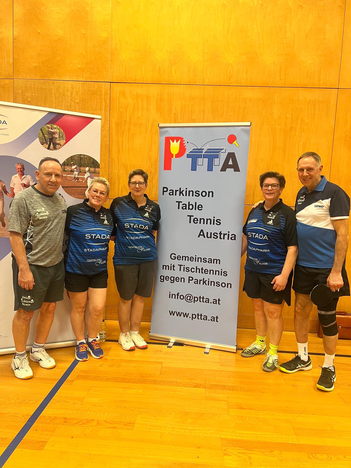 Sport und Lebensfreude beim 2. Parkinson Tischtennis Kärnten Cup