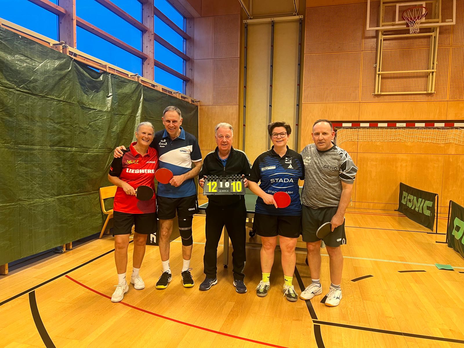 Sport und Lebensfreude beim 2. Parkinson Tischtennis Kärnten Cup