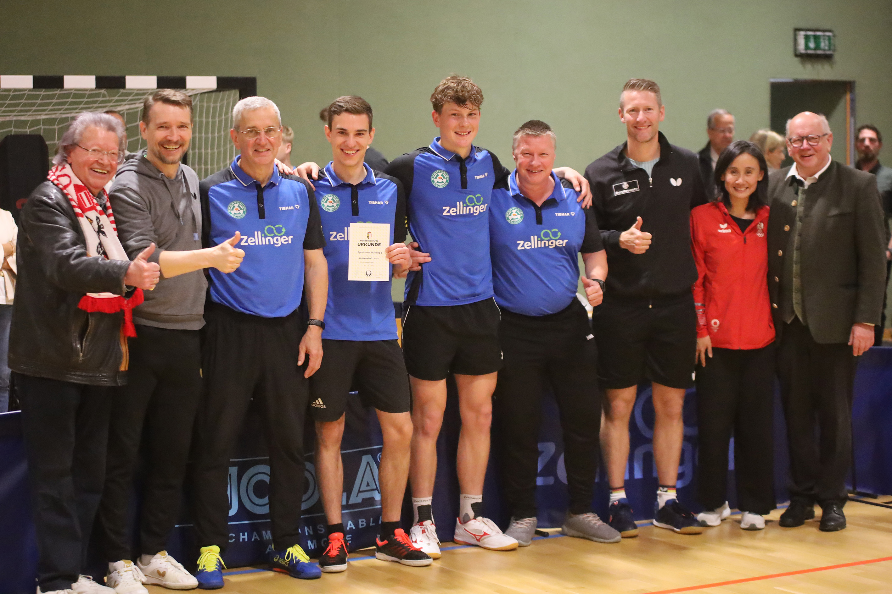 Tischtennis-Stars zu Gast in Walding