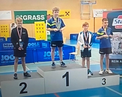 Celine gewinnt, Benji wird 2., Adrian 3.