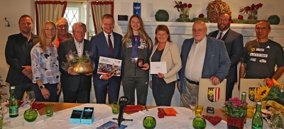 Ehrung für die Europameisterin