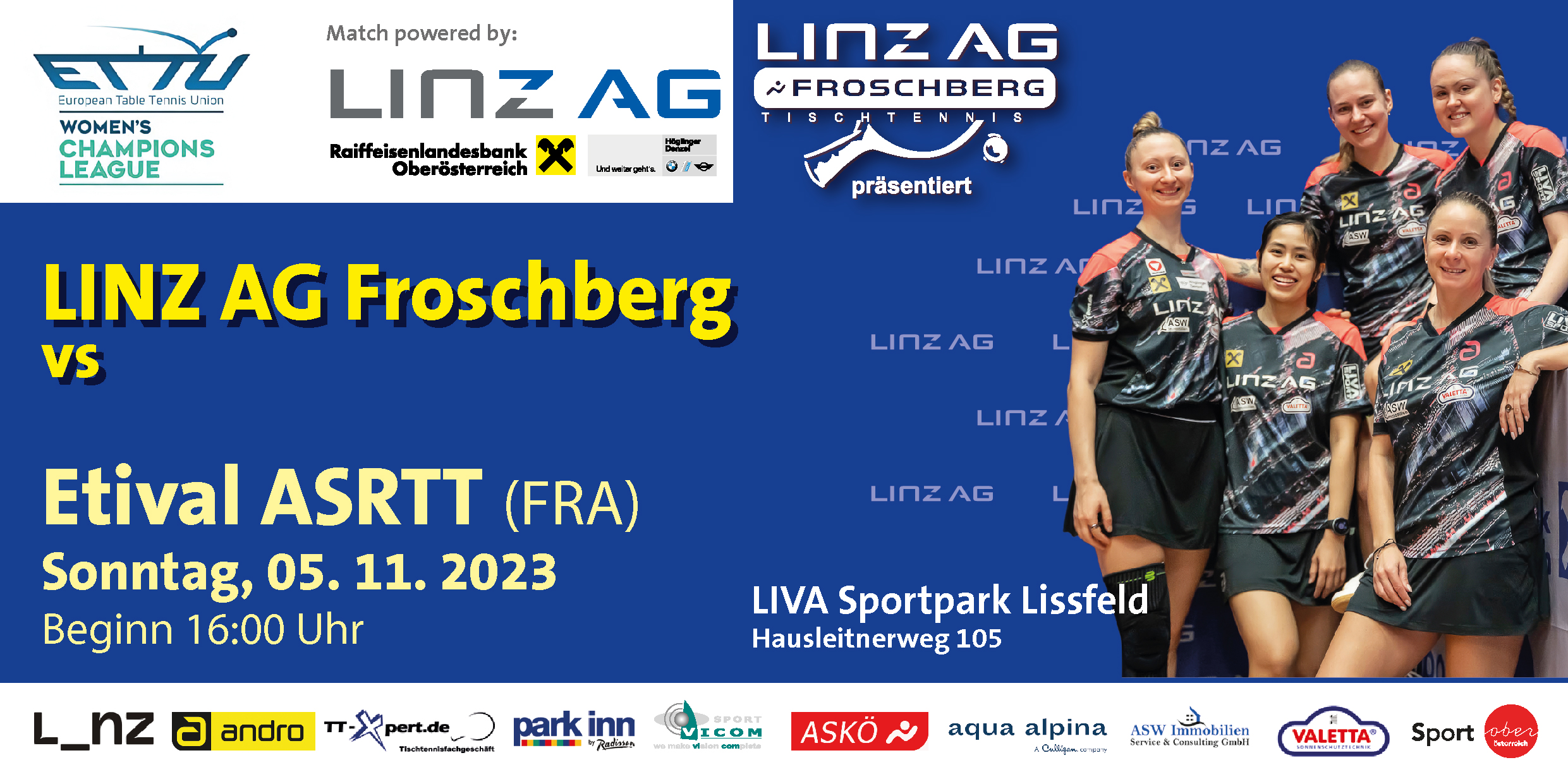 WCL: Linz AG Froschberg im Einsatz