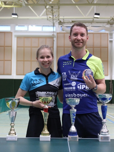 Lena und Martin holen OÖM-Triple