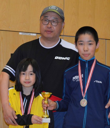 Bian und Wu holen ÖM-Medaillen