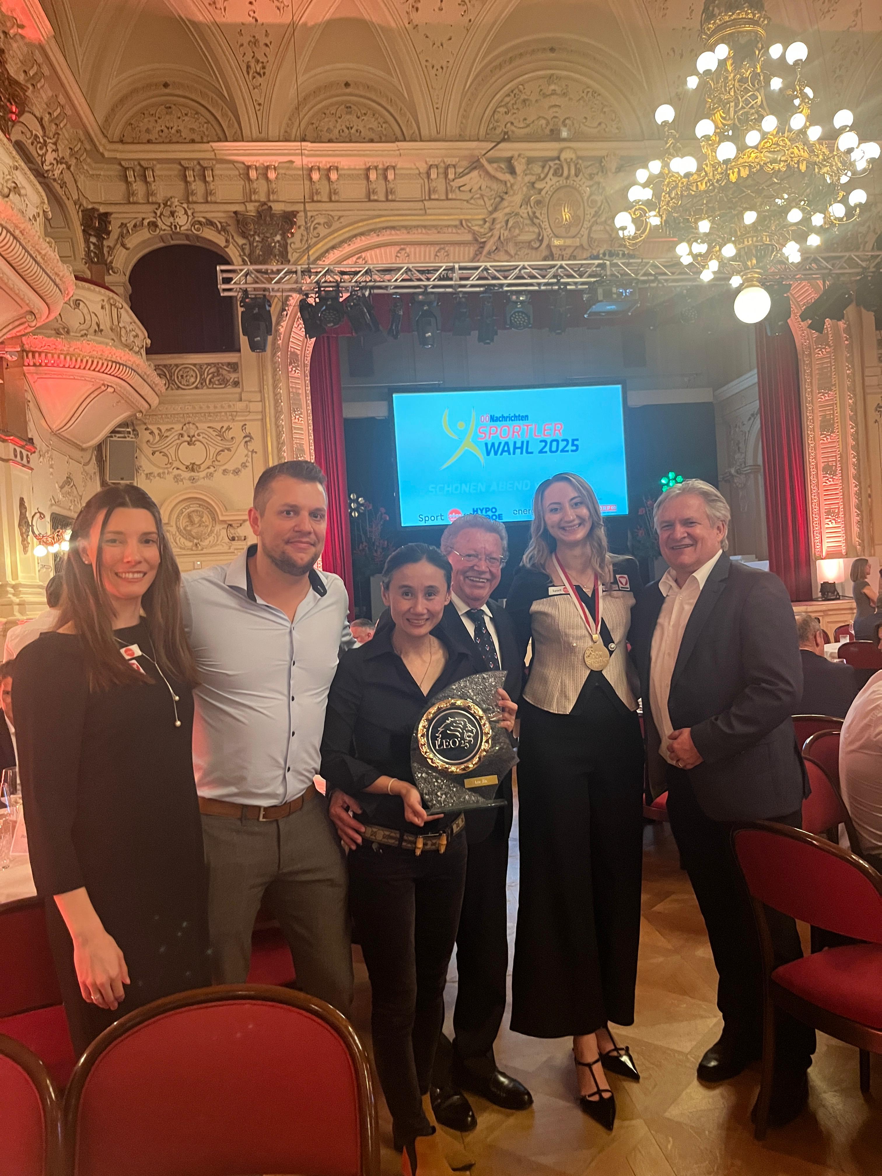 Goldener Leo fürs Lebenswerk für Liu Jia – Sofia Polcanova Sportlerin des Jahres bei der OÖN-Wahl