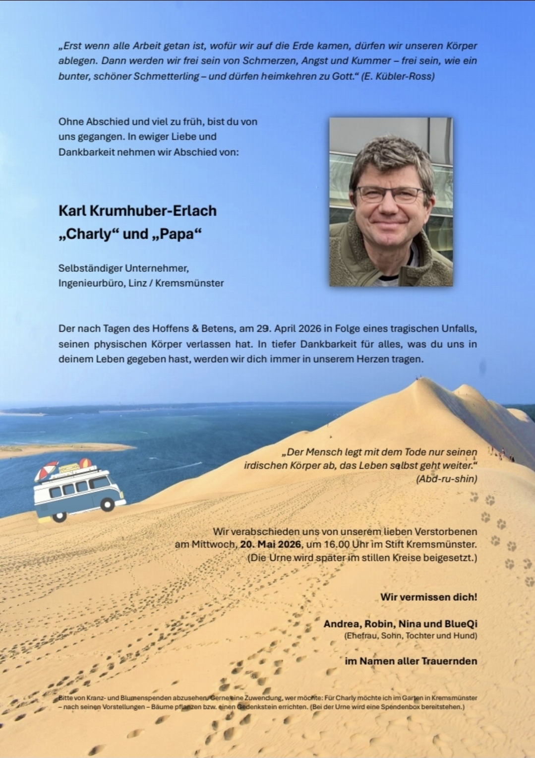 Verabschiedung Karl Krumhuber-Erlach
